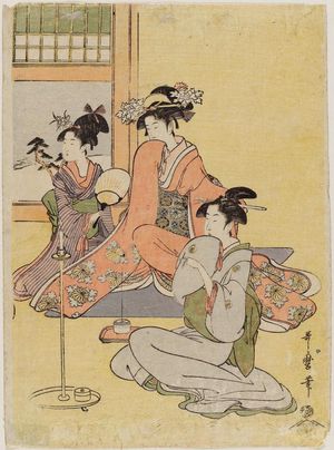 Kitagawa Utamaro: Women at a Party - Museum of Fine Arts