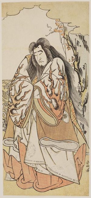 Katsukawa Shunko: Actor Onoe Matsusuke as the ghost of Ôtônomiya - Museum of Fine Arts