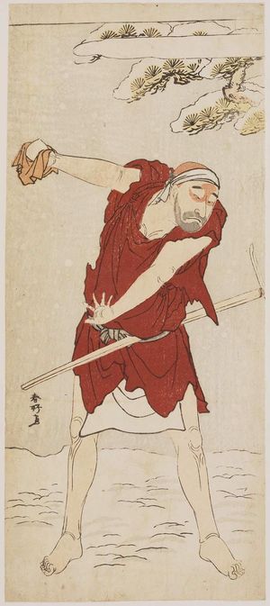 Katsukawa Shunko: Actor Onoe Matsusuke I as a mendicant monk (gannin bôzu) - Museum of Fine Arts