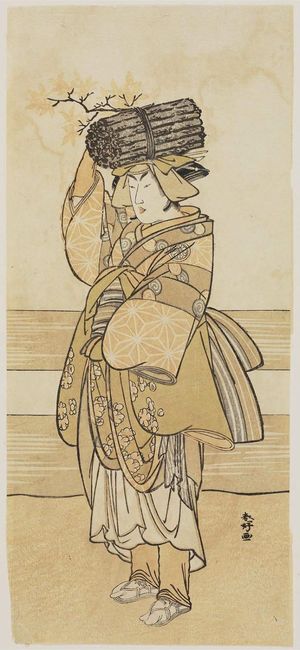 勝川春好: Actor Segawa Kikunojo III as an Oharame - ボストン美術館