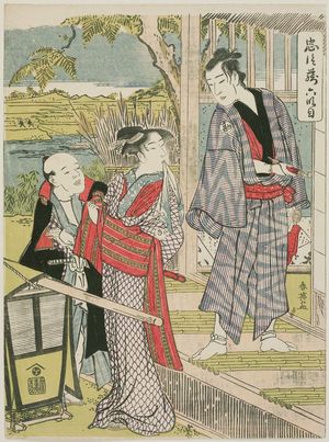 勝川春英: Act VI (Rokudanme), from the series The Storehouse of Loyal Retainers (Chûshingura) - ボストン美術館