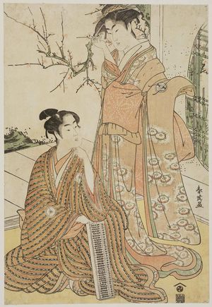 Katsukawa Shun'ei: Actor Segawa Kikunojo III and Iwai Hanshiro IV - Museum of Fine Arts
