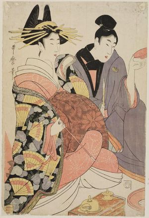 Kitagawa Utamaro: Courtesan and Client - Museum of Fine Arts