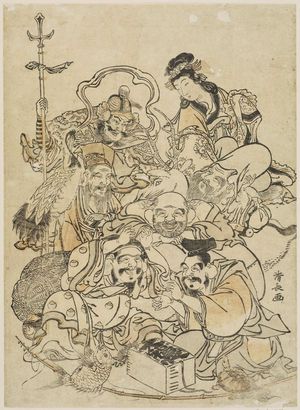 Torii Kiyonaga: The Seven Gods of Good Fortune - Museum of Fine Arts