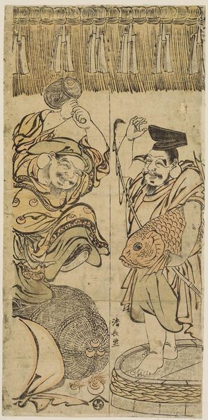 Torii Kiyonaga: Ebisu and Daikoku - Museum of Fine Arts