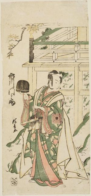 鳥居清長: Actor Ichikawa Monnosuke II as Jôheida Sadamori - ボストン美術館