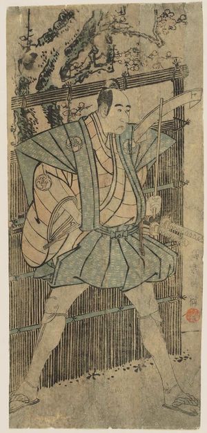 Toshusai Sharaku: Actor Bandô Mitsugorô II as Katsura Kokingo - Museum of Fine Arts