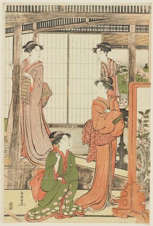Katsukawa Shuncho: Imaginary Version of the Yoshino River Scene in the Play Imoseyama - Museum of Fine Arts