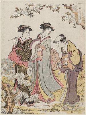 Senkadô Sanchô: The Festival of the Third Month (Jôshi), from the series Parties for the Five Festivals (Gosetsu en) - Museum of Fine Arts