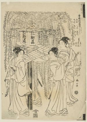 Katsukawa Shunzan: Seirô Niwaka zensei asobi - Museum of Fine Arts