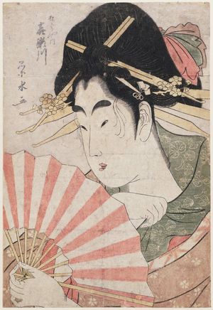 一楽亭栄水: Kisegawa of the Matsubaya - ボストン美術館