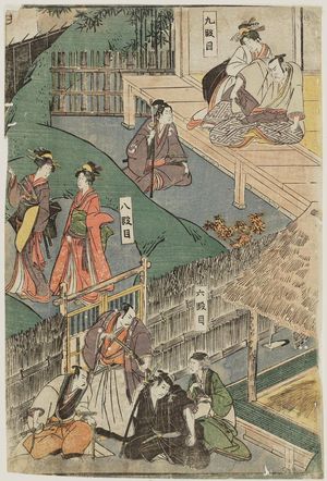 Utagawa Toyokuni I: Chûshingura: Acts 6, 8, and 9 - Museum of Fine Arts