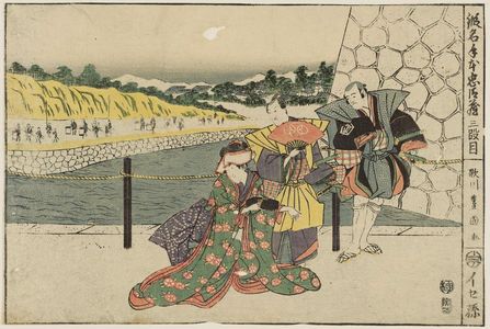 Utagawa Toyokuni I: Act III (Sandanme), from the series The Storehouse of Loyal Retainers, a Primer (Kanadehon Chûshingura) - Museum of Fine Arts