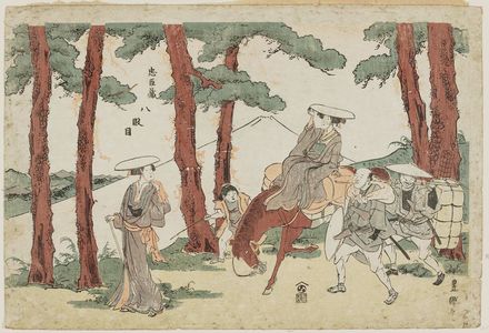 Utagawa Toyokuni I: Act VIII (Hachidanme), from the series The Storehouse of Loyal Retainers (Chûshingura) - Museum of Fine Arts