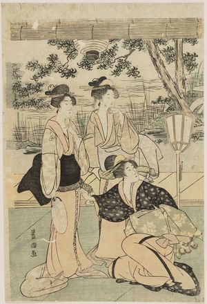 Utagawa Toyokuni I: Three women - Museum of Fine Arts