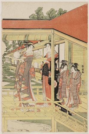 Utagawa Toyokuni I: The Procession of Ornaments - Museum of Fine Arts