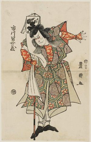 Utagawa Toyokuni I: Actor Ichikawa Omezô as Masakado - Museum of Fine Arts