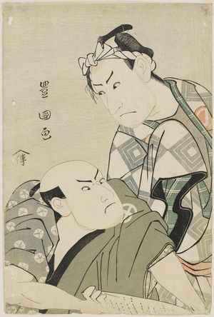 Utagawa Toyokuni I: Two Actors - Museum of Fine Arts