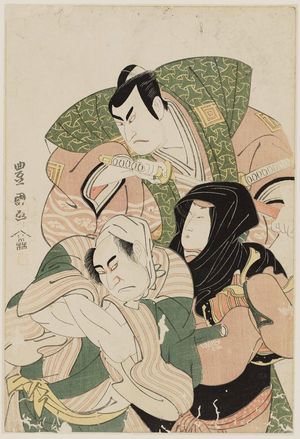 Utagawa Toyokuni I: Three Actors - Museum of Fine Arts