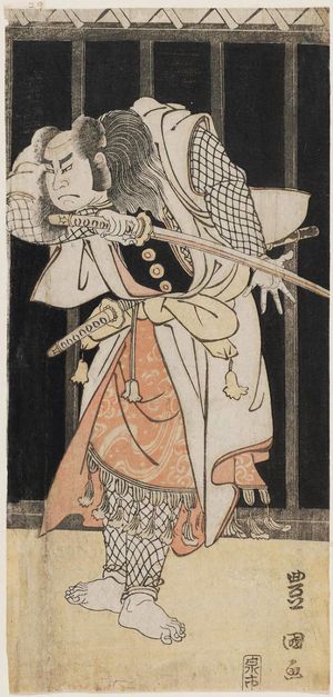 Utagawa Toyokuni I, 歌川豊国 (Utagawa Toyokuni I)による浮世絵「Actor Arashi Sanpachi (?)」