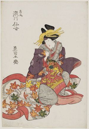 Utagawa Toyokuni I: Actor Segawa Senjo as Takao - Museum of Fine Arts