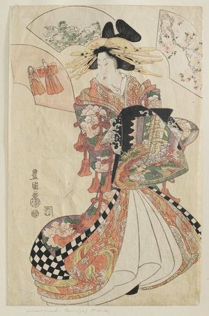 Utagawa Toyokuni I: Courtesan - Museum of Fine Arts