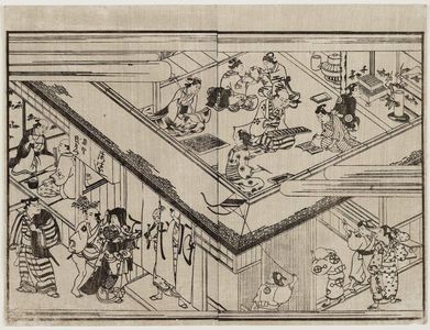 Okumura Masanobu: Interior - Museum of Fine Arts