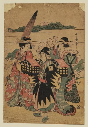 Kitagawa Utamaro: Procession - Museum of Fine Arts