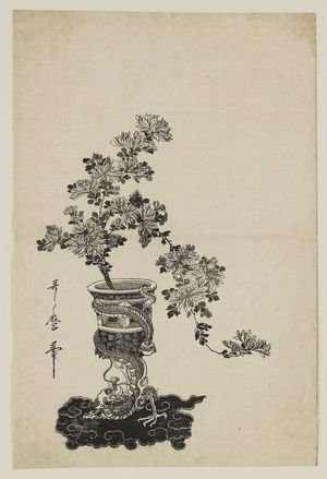 Kitagawa Utamaro: Flower Arrangement - Museum of Fine Arts