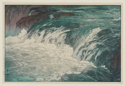 Yoshida Hiroshi: Rapids at the Upper Reaches of Tone River - Museum of Fine Arts