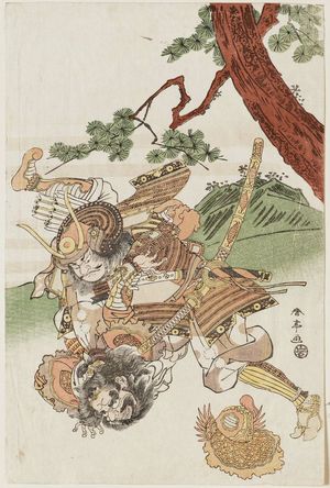 Katsukawa Shuntei: Warriors - Museum of Fine Arts