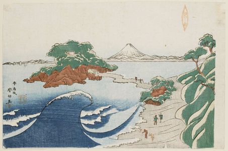 Katsukawa Shunko, 勝川春好 (Katsukawa Shunkô II (Shunsen))による浮世絵「Enoshima」