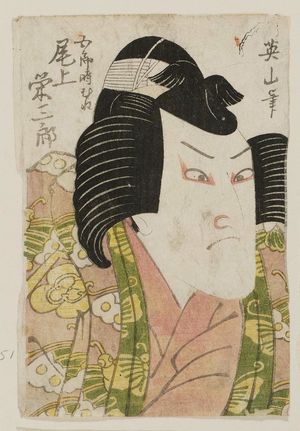 Kikugawa Eizan: Actor Onoe Eizaburô as Gorô Tokimune - Museum of Fine Arts