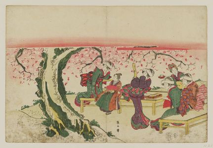 Kikugawa Eizan: Cherry Blossom Viewing Party - Museum of Fine Arts