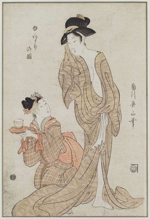 Kikugawa Eizan: After the Bath (Yuagari no zu) - Museum of Fine Arts