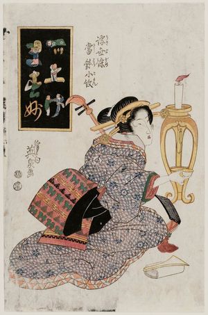 渓斉英泉: from the series Ukiyo-zome tôhachi komon - ボストン美術館