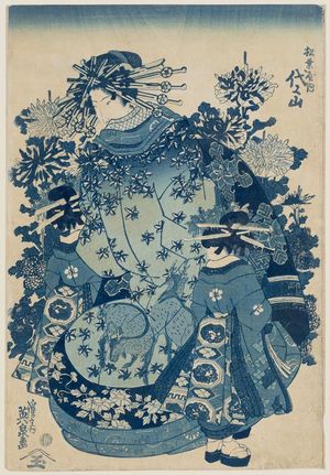 Keisai Eisen: Yoyoyama of the Matsubaya - Museum of Fine Arts