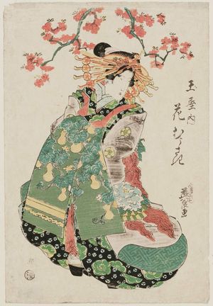 Keisai Eisen: Hanamurasaki of the Tamaya - Museum of Fine Arts