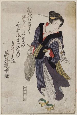 Keisai Eisen: No. 12-8-13, from an untitled series of beauties - Museum of Fine Arts