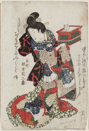 Keisai Eisen: No. 15-8-6, from an untitled series of beauties - Museum of Fine Arts