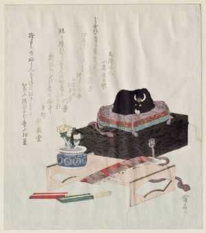 Keisai Eisen: Stroking Ox (Nadeushi) - Museum of Fine Arts