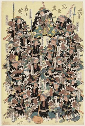 Keisai Eisen: Chushingura gishi soroe - Museum of Fine Arts