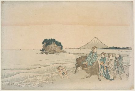 Keisai Eisen: Visit to Enoshima - Museum of Fine Arts
