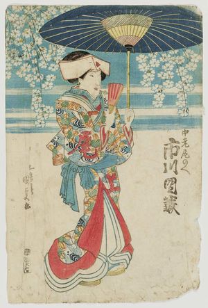 Japanese Print "Actor Ichikawa Danzô as Chûrô Onoe" by Utagawa Kunisada, 歌川国貞 (Utagawa Kunisada I (Toyokuni III))