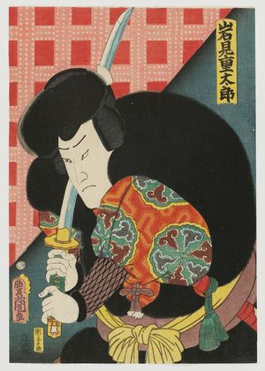 Utagawa Kunisada, 歌川国貞 (Utagawa Kunisada I (Toyokuni III))による浮世絵「Actor as Iwami Jutarô」