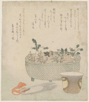 Teisai Hokuba: The Seven Herbs - Museum of Fine Arts