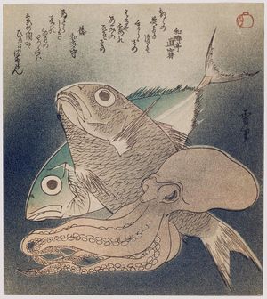 Setsuri: Fish and Octopus - ボストン美術館