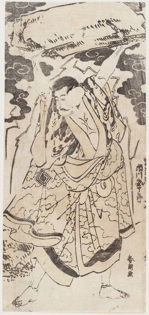 Katsushika Hokusai: Actor Ichikawa Danjûrô V as Narukami Shônin - Museum of Fine Arts