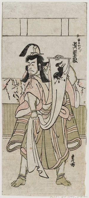 Utagawa Toyomaru: Actor Ichikawa Danjuro (V?) as Masakado - ボストン美術館