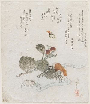 Katsushika Taito II: Crabs - ボストン美術館